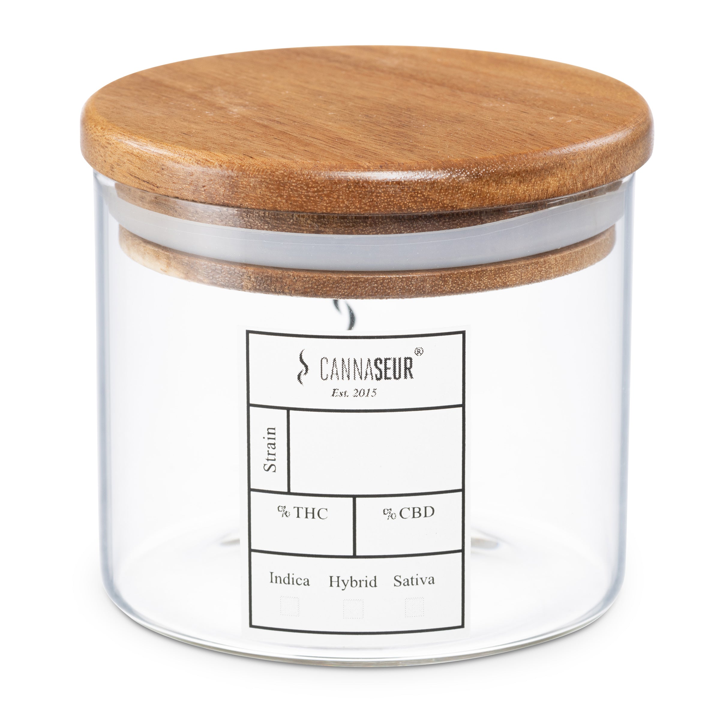 Cannaseur® One Limited Edition Sapele Humidor with 1 Jar plus Accessory Storage and Lock - Cannaseur